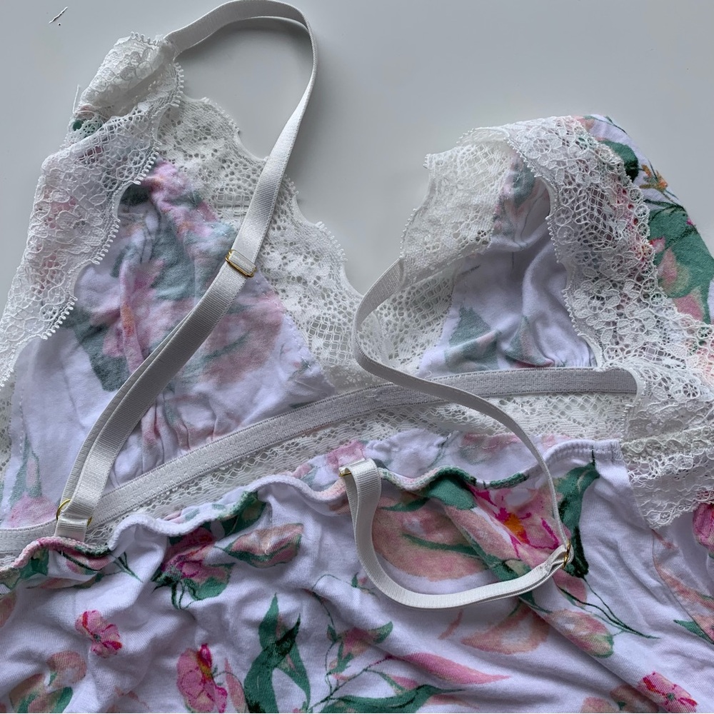 DAISY FUENTES INTIMATES Womens Lace Trim Chemise Size S Stretch Fabric - Picture 8 of 9